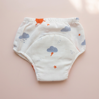 Organic Cotton Baby Padded Bottom Wear - Sun and Cloud