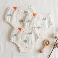 Organic Cotton Baby Padded Bottom Wear - Sun and Cloud