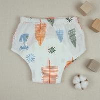 Organic Cotton Baby Padded Bottom Wear - Trees