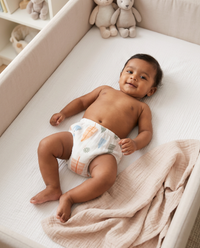 Organic Cotton Baby Padded Bottom Wear - Trees