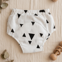 Organic Cotton Baby Padded Bottom Wear - Triangle