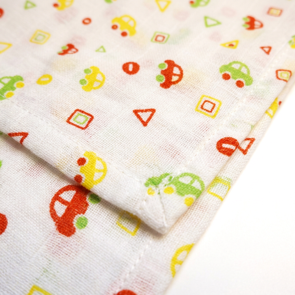 Organic Muslin Cotton Swaddle | Cars