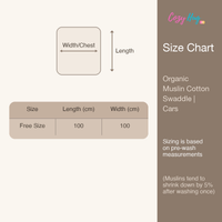 Organic Muslin Cotton Swaddle | Cars